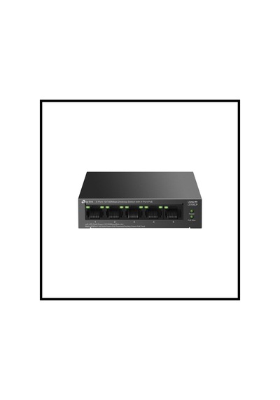 Tp-lınk Ls105lp, Green Tech, 5 Port, Megabit, 4 Port Poe 41w, Metal Kasa, Yönetilemez, Masaüstü Swit