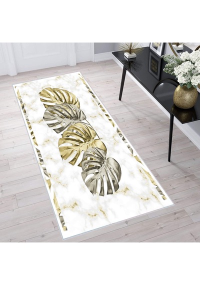 Rovigo Home Dijital Baskı Yıkanabilir Kaymaz Taban Salon Halısı RVG1620 Çok Renkli