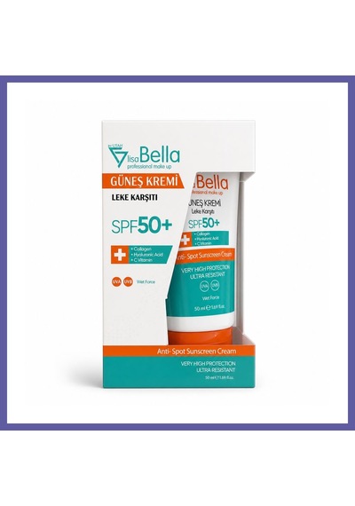 Bezos Lisa Bella Leke Karşıtı Güneş Kremi Spf 50+ 50 Ml Nıda