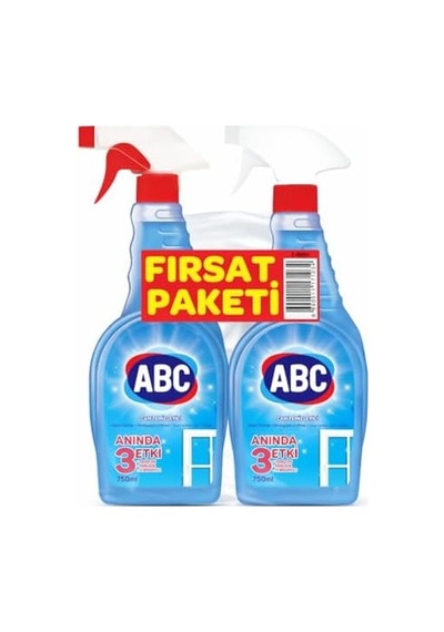 Deterjan Cam Temizleyici Promosyonlu Paket 1+1 750 Ml 0