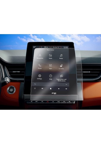 Renault Captur 9.3 İnç Multimedya Mat Ekran Koruyucu
