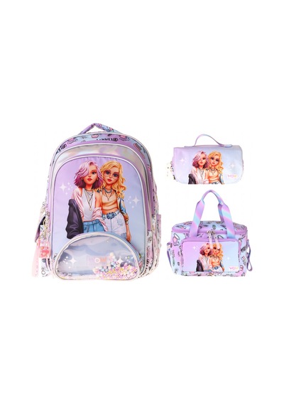 Wow Generation Üçlü İlkokul Okul Çanta Seti - Pembe - Friends Baskılı - Kız Çocuk - Setwg-w6054a