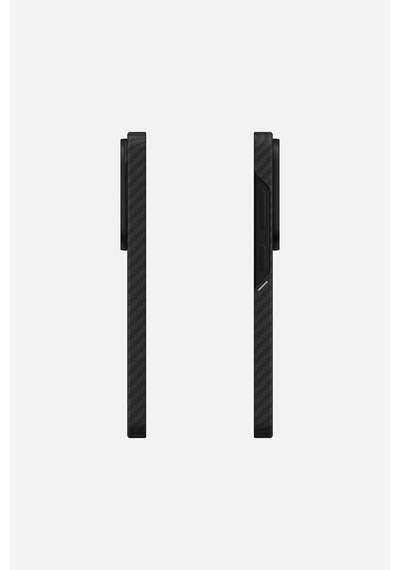 Samsung Uyumlu Galaxy S26 Ultra slim Aramid Fiber Magsafe Destekli Siyah Kılıf A17 Şeffaf