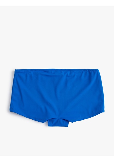 Koton Yüksek Bel Şortlu Bikini Altı Saks 4sak00050mm Saks Mavi Koton Yüksek Bel Şortlu Bikini Altı Saks 4sak00050mm Saks Mavi