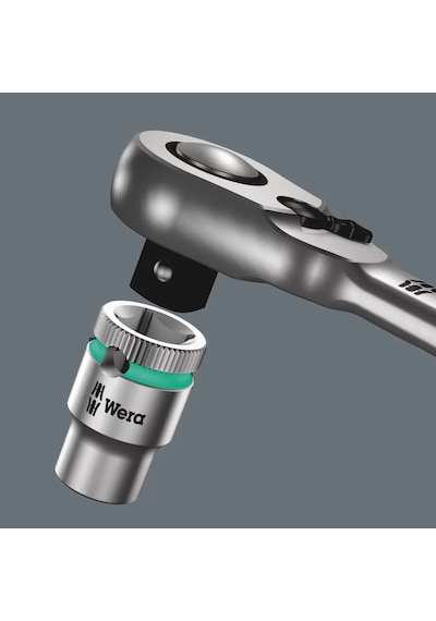 Wera 8004 C Zyklop Metal Yön Mandallı Cırcır, 1/2" Sürücülü, 1/2" X 281 Mm