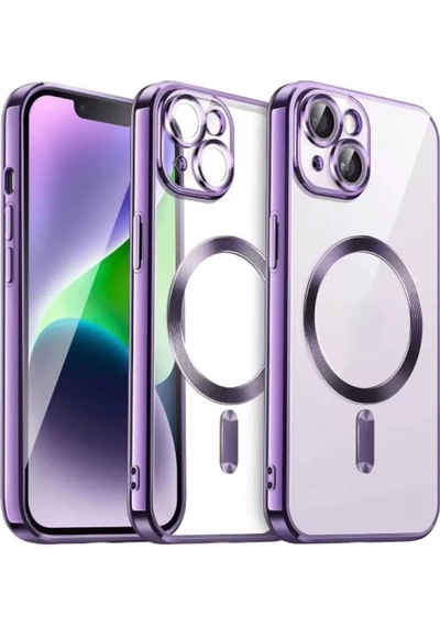 Newface Apple İphone 13 Kılıf Kross Magneticsafe Kapak - Mor