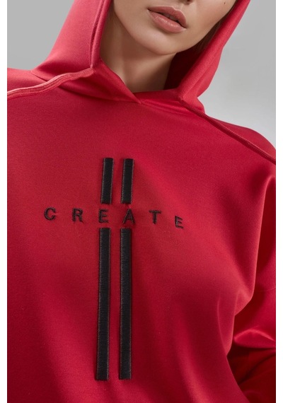 Hiccup Modal Dokulu Kapüşonlu Sweatshirt Ve Şerit Detaylı Pantolon Takımı Bersan Collection Kırmızı Hiccup Modal Dokulu Kapüşonlu Sweatshirt Ve Şerit Detaylı Pantolon Takımı Bersan Collection Kırmızı