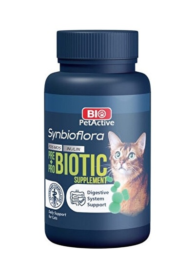 Bio Pet Active Synbioflora Kedi Probiotic 60 Tablet Bağırsak Flor