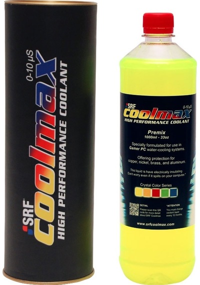 Srf Coolmax Bilgisayar Soğutma Sıvısı 1000ML Asit Sarı