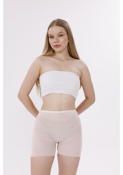 Ang Butik Freshness 0024 Lazer Kesim Tül Boxer Korse Ten