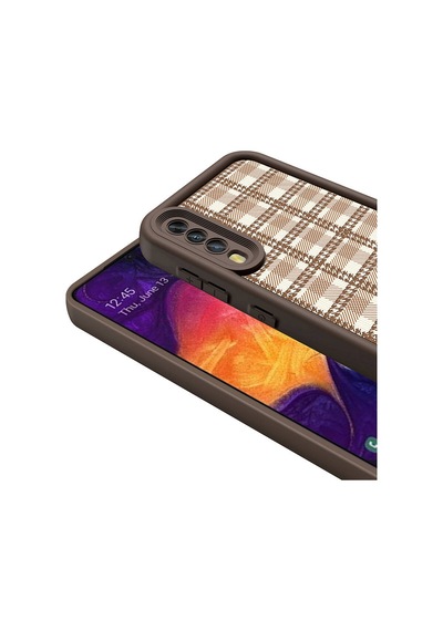 Galaxy A70 Kılıf Kamera Korumalı Baskılı Arka Yüzey Zore Klas Kapak Siyah
