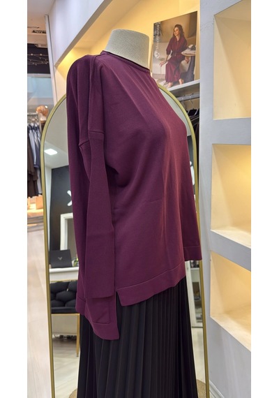Nuss Triko Tunik Vişne K116