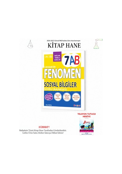 Fenomen 7 Sosyal Bilgiler A-b Soru Bankası 7-012
