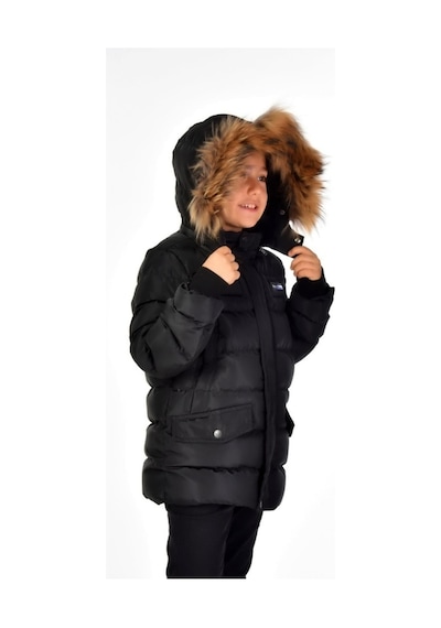 Benitto Kids Benittokids Natürel Kürklü Erkek Çocuk Şişme Mont 51246