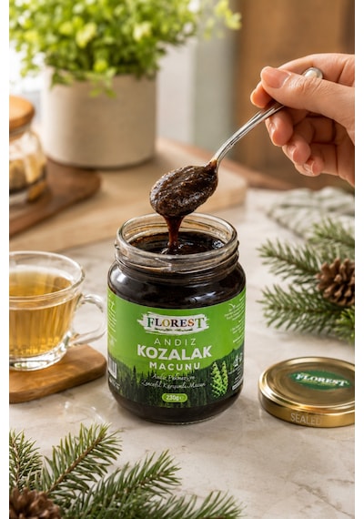 Andız Kozalak Macunu 230 Gr Andız Pekmezli Zencefilli Bitkisel Macun - 890427035 Diğer