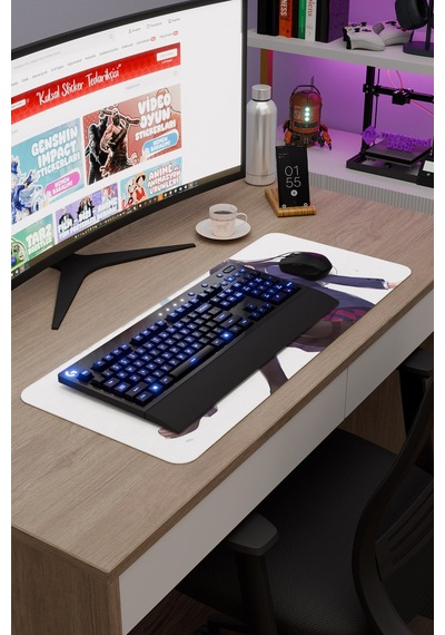 Komi Can't Communicate Dikişli Kauçuk Oyuncu Mousepad V5 - 70x30 Xl Gaming Mouse Pad