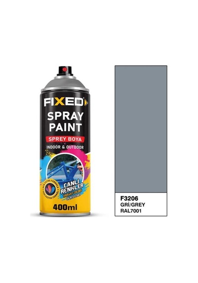 Sgs Sprey Boya Parlak Gri Ral7001 400ml Gr