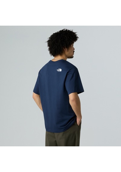 The North Face Mountain Logo Relaxed S/s Pocket Tee Erkek T-shirt-32344 Lacivert