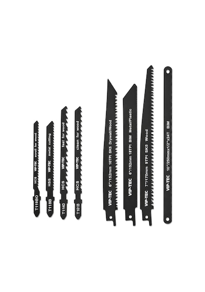 Vıp-tec Vt875009 8 Parça Multifonksiyonel Testere Seti Ahşap Metal Plastik Kesim