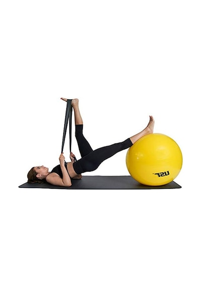 Sarı Pilates Topu, Egzersiz İçin Uygun Tasarım Ve Kullanım Kolaylığı