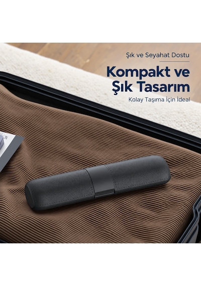 Oraimo Opc-et500n Elektrikli Diş Fırçası Graphite Black 8 Başlık