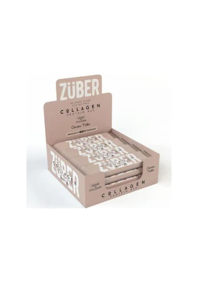 Züber Kakao Çekirdekli Glutensiz Kolajen Bar 12 x 35 G