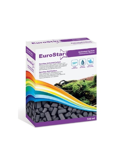 Eurostar Aktif Karbon Akvaryum Dış Filtre Malzemesi 500 ML