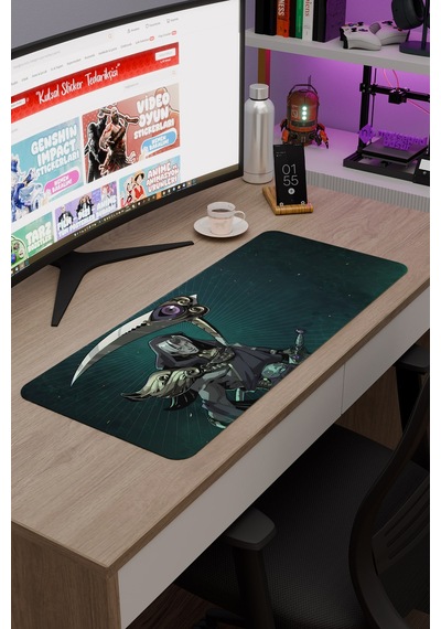 Hades Kaymaz Dikişli Kauçuk Oyuncu Mousepad V5 - 70x30 Xl Gaming Mouse Pad Fare Altlığı