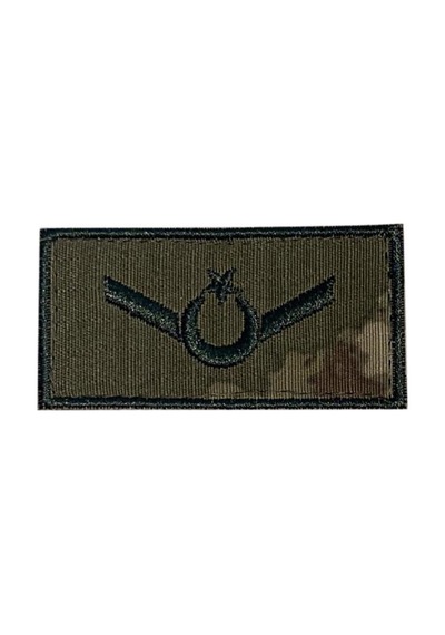 Terrien Üniforma Arması Askeri Malzeme Görev Aksesuarı Single Sword Yeni Tsk Eğitim Nakış Rütbe Mini Model Çok Renkli
