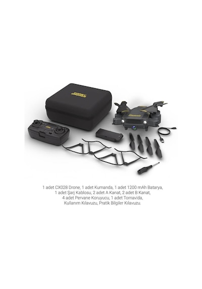 Corby Drones Cx028 Phoenix Katlanabilir Kameralı 720p Smart Drone