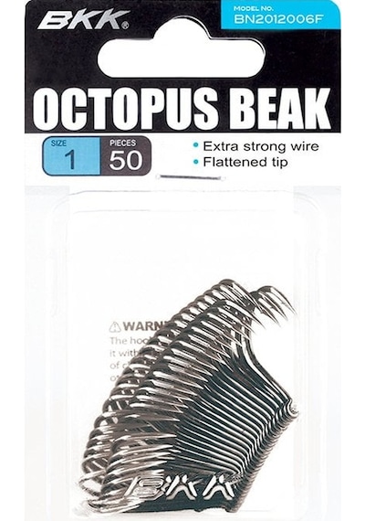 Bkk Octopus Beak Olta İğnesi 50 Adet 2/0 1