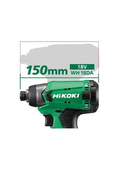 Hitachi WH18DA 18V 2.0 AH 140 NM 4-8 MM Akülü Darbeli Vidalama