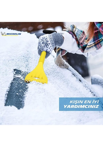Michelin Mc6986 3 Ü Bir Arada Buz Kazıyıcı, Kar Küreği, Silecek Temizleyici