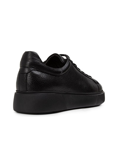 Deery Hakiki Deri Siyah Erkek Sneaker Ayakkabı - 01954msyhe04 Siyah