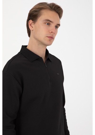 U.s. Polo Assn. Erkek Siyah Sweatshirt 50316484-vr046 SIYAH