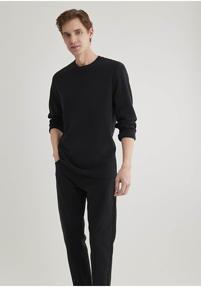 Mavi Siyah Erkek Sweatshirt M064622-21842 Siyah