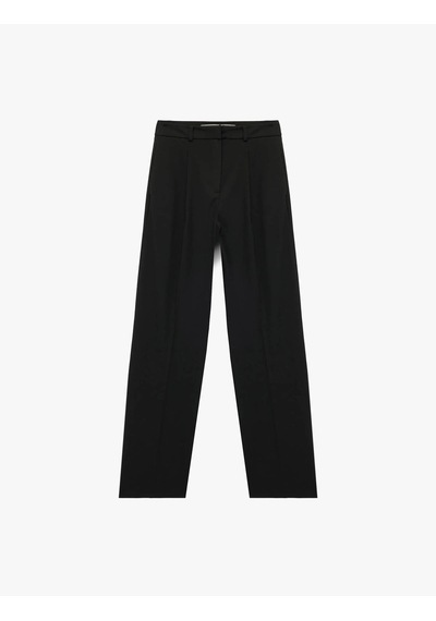 Koton Straight Fit Siyah Kadın Pantolon 7wak40020pw