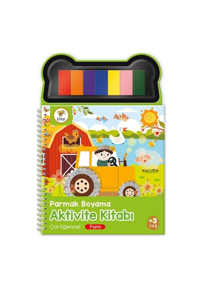 Lino Parmak Boyama Aktivite Kitabı Farm Diğer