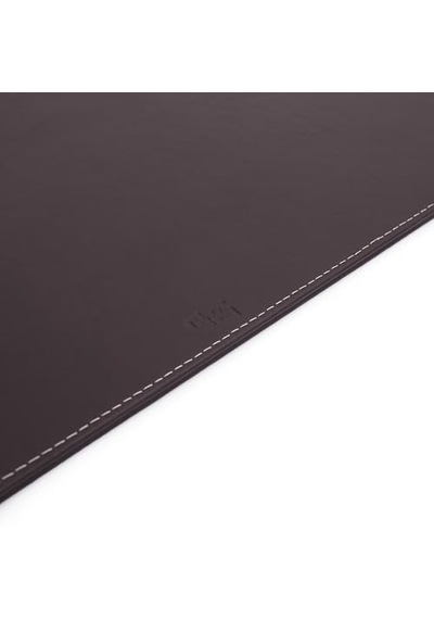 Sümen Kapaksız Masaüstü Tekli Kenar Korumalı Desk Pad Vegan 40x60 Cm.,kahverengi