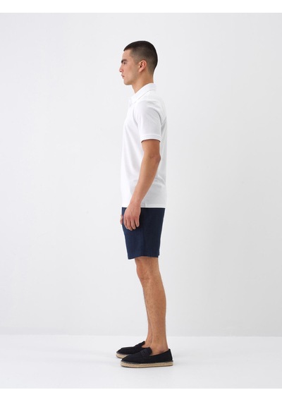 Xint Lacivert %100 Keten Regular Fit Şort 180279