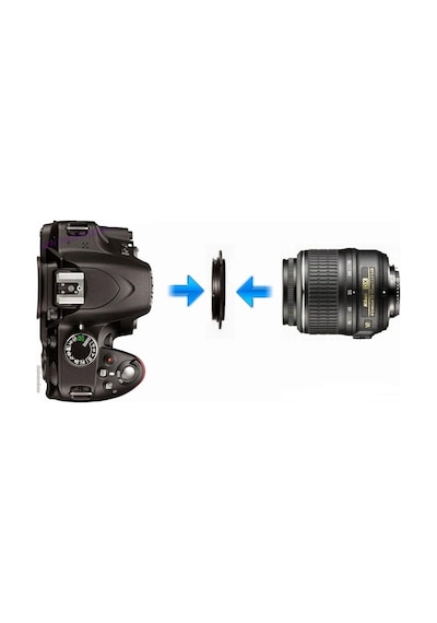 Nikon 55Mm Ters Lens Objektif Bağlantı Adaptörü