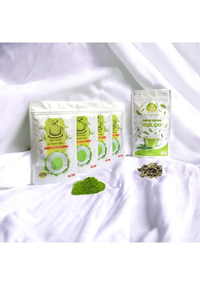 En Yeşil Çay Karadeniz Matcha Çayı 4 x 50 G + Gurme Yaprak Yeşil Çay 50 G