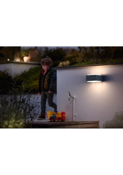Mygarden Led Dış Mekan Duvar Işığı Hedgehog, Antrasit, E27 Soket, Şık Tasarım Çok Renkli