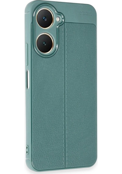 Vivo Y18 Kılıf Auto Focus Kapak Koyu Yeşil