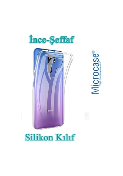 Microcase Xiaomi Redmi 9 Prime Ince 0.2 Mm Soft Silikon Kılıf
