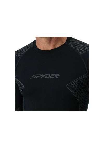 Spyder Spyder Momentum Baselayer Top Erkek İçlik Üst 6000 Siyah