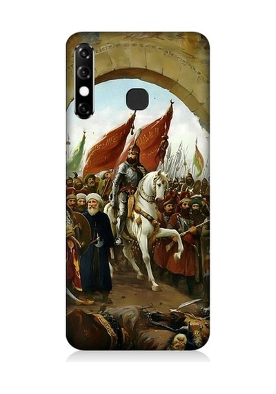 İnfinix Hot 8 Uyumlu Fatih Sultan Mehmet İstanbul Desenli Silikon Kılıf