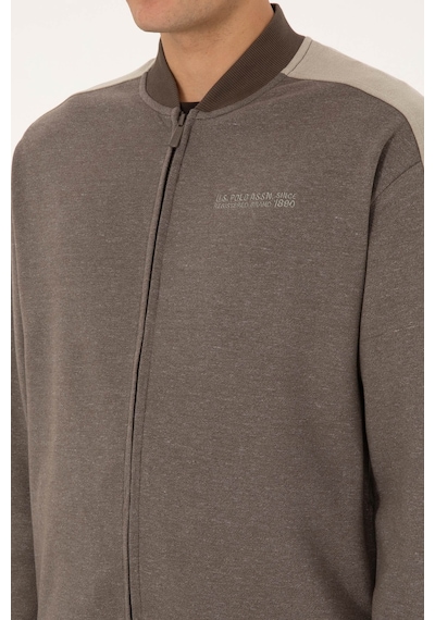 U.s. Polo Assn. Erkek Vizon Hırka Örme 50315820-vr052 Vızon