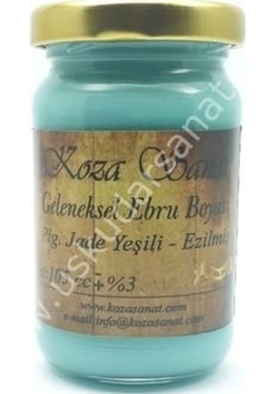 Koza Ezilmiş Ebru Boyası 105cc Pigment Jade Yeşili