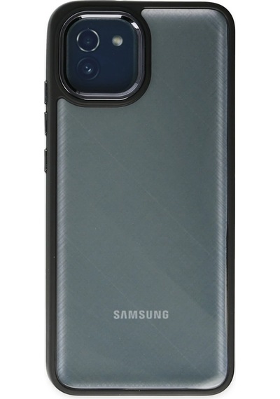 Gld-spt- Newface Samsung Uyumlu Galaxy A03 Kılıf Dora Kapak - Siyah